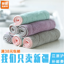 Xinjiang Department Store Water-absorbing Dishwashing Thickening Tablecloth Towel Kitchen No Oil No Hair Cleaning Rubber