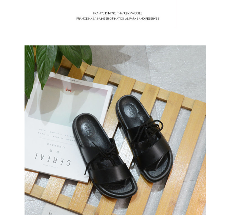 Đôi dép nữ mùa hè thời trang Hàn Quốc mặc một loại từ dày hoang dã dép hẻm hermes