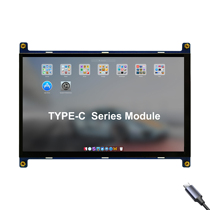 7-inch high-definition type-C capacitive touch display 1024x600 high-definition IPS screen multi-capacitive touch
