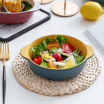 Creative Net red ins ceramic tableware baking household oven Bowl special tray breakfast plate plate plate plate plate plate