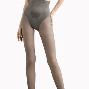 【亮娆】加厚高腰光腿假透肉打底裤