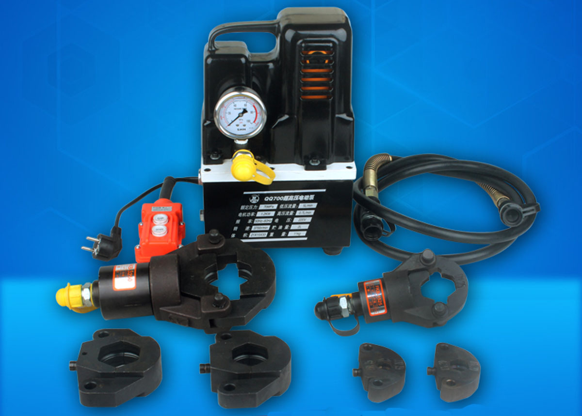 Stainless steel water pipe pressure tool adjustment electric clamp pressure pliers hydraulic electric pump push die ring die jaw clamp seat