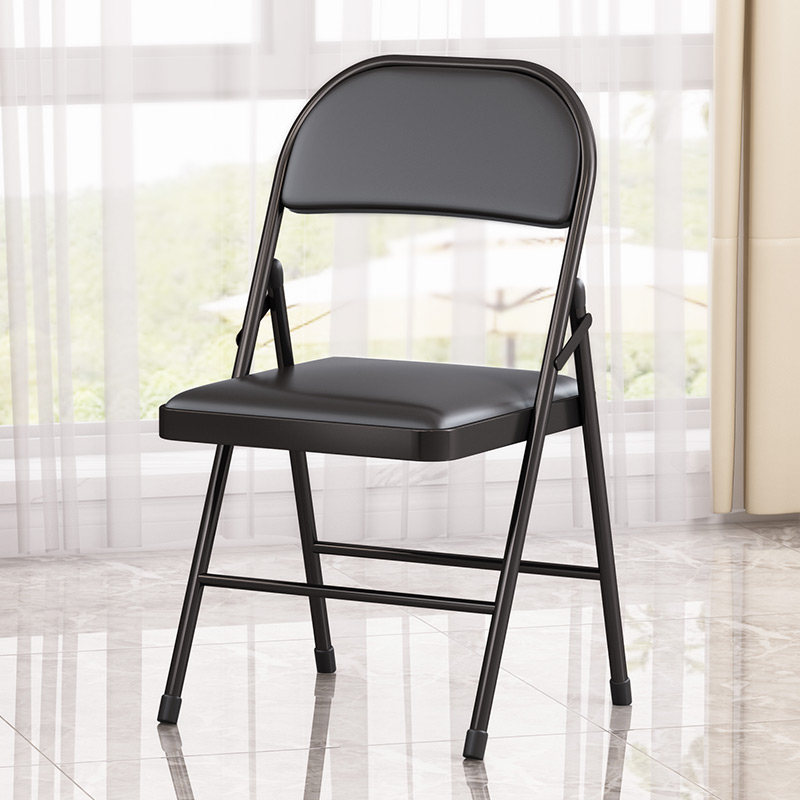 Simple stool Backrest chair Household folding chair Portable dining chair Office chair Conference chair Computer chair Training chair