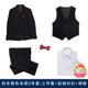 trẻ em cao cấp Tuxedo cậu bé phù hợp với bộ đồ phù hợp với childrens hoa cậu bé chiếc váy phù hợp với cậu bé 7 mảnh thiết lập phiên bản Hàn Quốc.