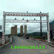 Fixed-open limited overhead simple Bridge Village residential area limited height pole intelligent landscape lifting gantry