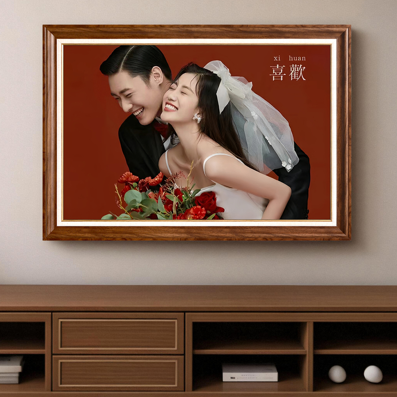American Wedding Photo Frame Wall Hanging Photo Studio Wedding Photo Printing Plus Washing Bedroom Bedside Enlargement Family Portrait