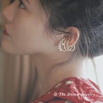 Pearl Play without earbugling womens clammy-ear decorated minimalist without pain-free advanced sensational ear-clamp-ear hanging