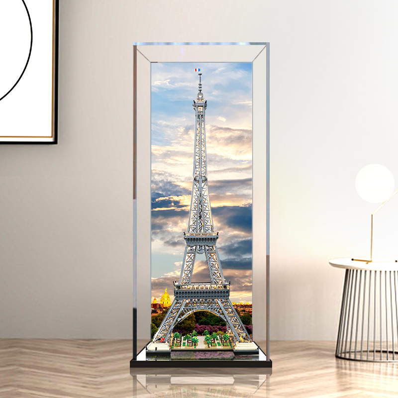 Acrylic Display Box Suitable for Lego 10307 Paris Eiffel Tower Transparent Dust-Proof Box Figure Storage Box