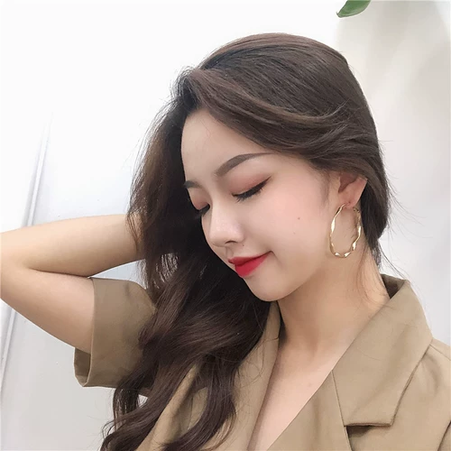 Брендовые универсальные серьги, популярно в интернете, простой и элегантный дизайн