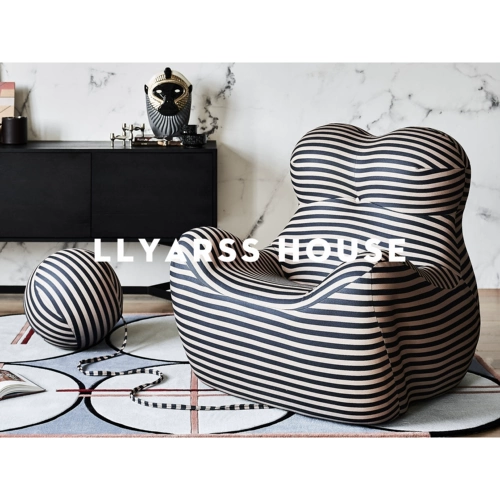 Llyarss Lias/Casual Chair/Итальянский минималистский/ткань/стул+педаль/одиночный диван/yfn