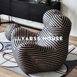Llyarss Lias/Casual Chair/Итальянский минималистский/ткань/стул+педаль/одиночный диван/yfn
