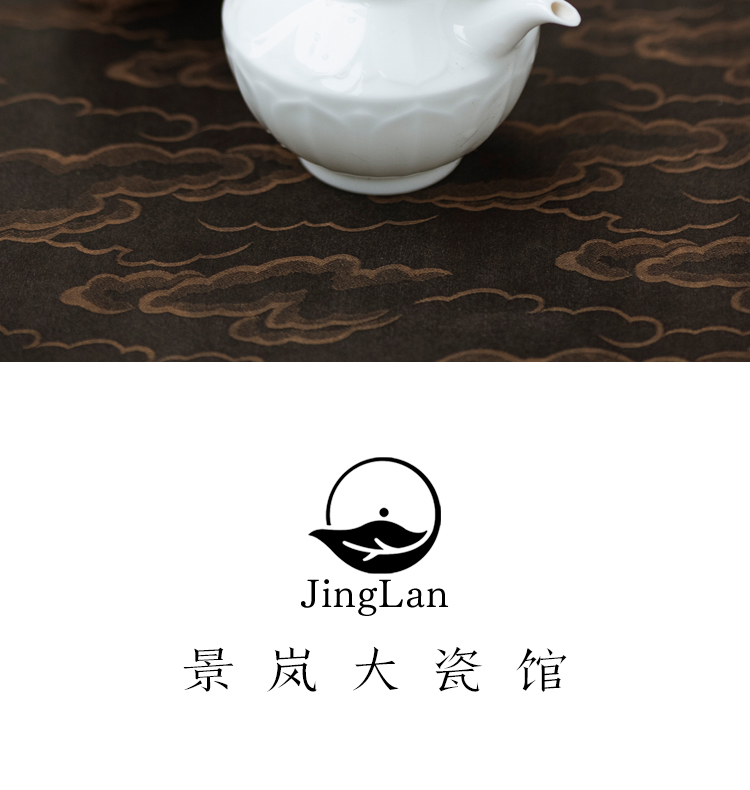 Good thing JingLan fair keller jingdezhen ceramics by hand and a cup of tea and tea cup points) a cup of white porcelain tea set