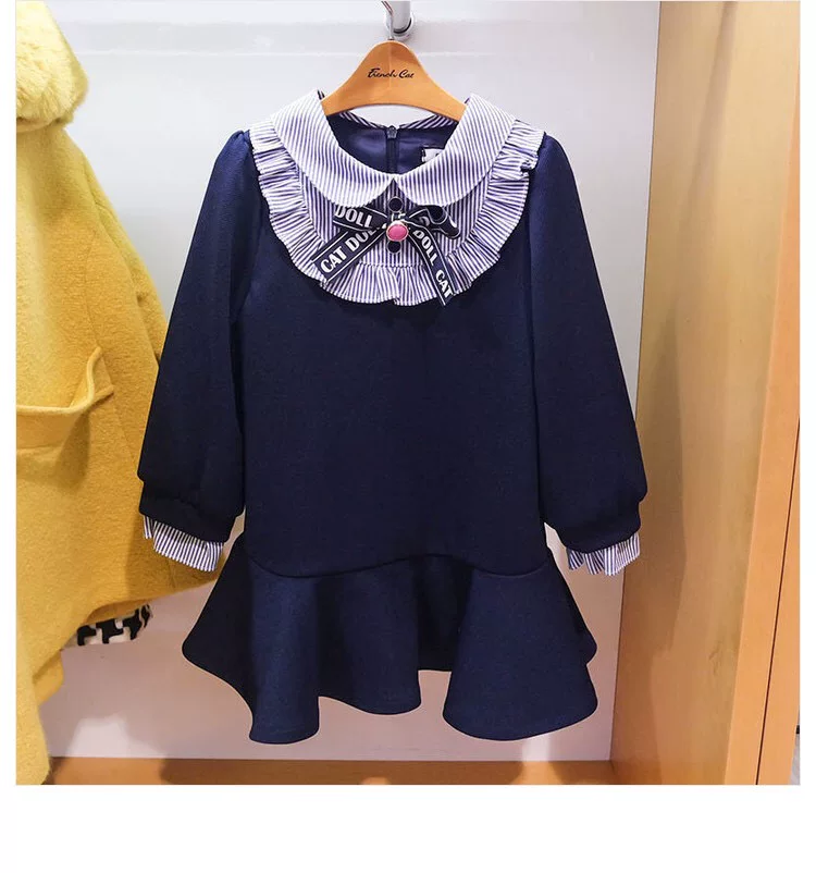 Autumn set, long-sleeve, skirt