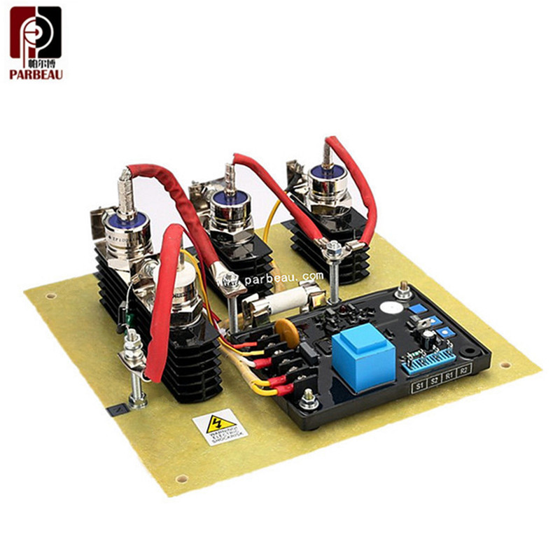 SAVRH-75A brushed generator AVR voltage regulating board thyristor bridge diode excitation regulator