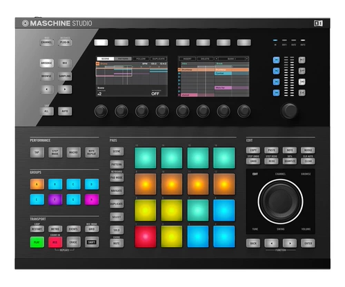 Ni Maschine Studio Флагманская версия флагманской версии контроллера эффекта Strike Pad DJ на электронном звуковом характеристике