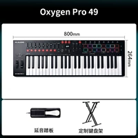 Oxygen pro 49+педаль+подставка для клавиатуры