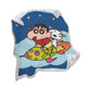 ກາຕູນ Crayon Shin-chan lamb velvet blanket double-sided thickened coral velvet office nap nap ຜ້າຫົ່ມເຄື່ອງປັບອາກາດຂະຫນາດນ້ອຍ