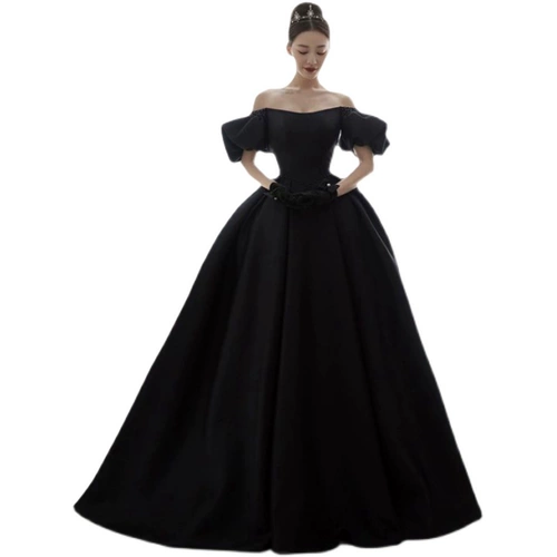 Модный ретро реквизит для фотографии для влюбленных, свадебное платье, открытые плечи