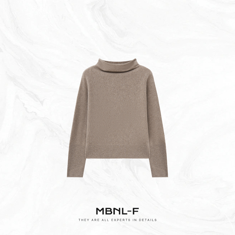 Clearance Sale "Luxury Yak Wool" Yak Wool Half-Turtleneck Knit Top Qin Lei Xm-Xmy8023 Clearance Sale "Luxury Yak Wool" Yak Wool Half-Turtleneck Knit Top Qin Lei Xm-Xmy8023