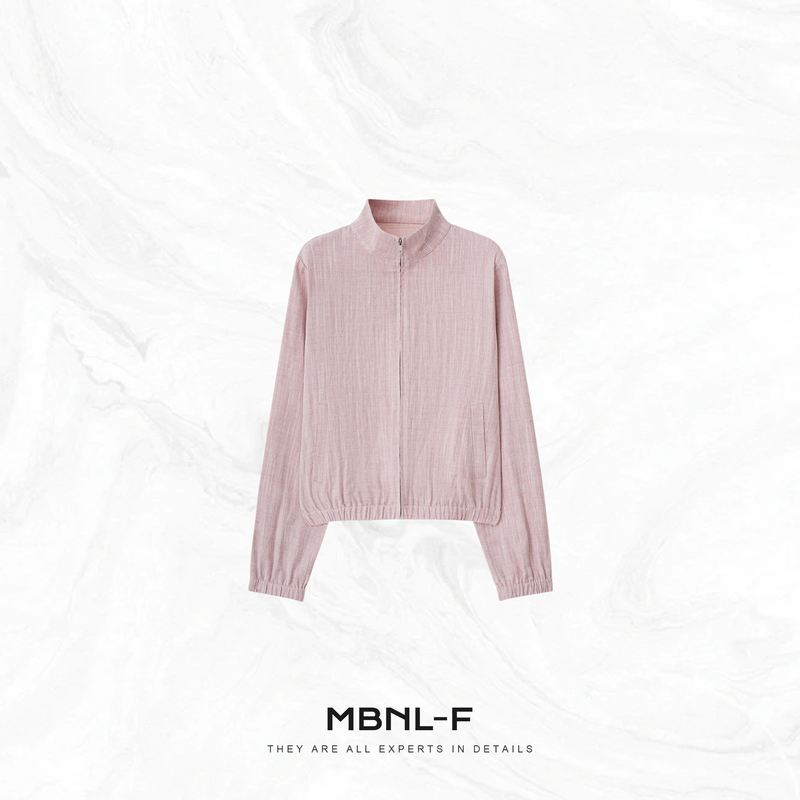 Clearance Sale Qin Lei Women's Clothing "Summer Pink Linen" Custom-Woven Linen Jacket Xm-Xwt1215 Clearance Sale Qin Lei Women's Clothing "Summer Pink Linen" Custom-Woven Linen Jacket Xm-Xwt1215