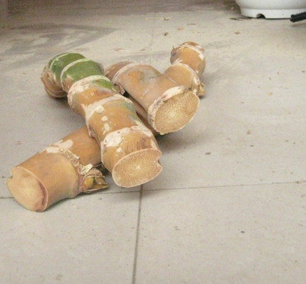 Fresh old bamboo whip Bamboo root bamboo whip Bamboo root carving seal material car beads diameter 1 5-3 1 gram 13 yuan