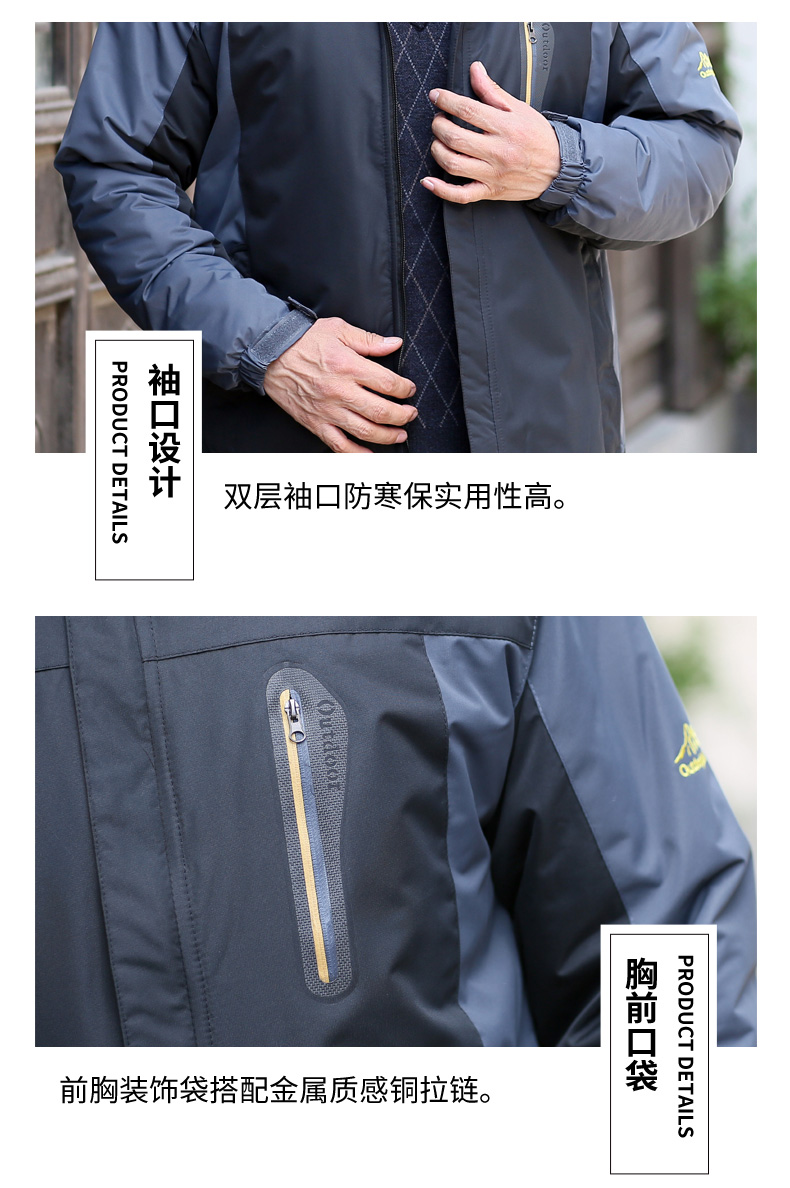 Blouson chaud pour homme en Polyester - Ref 3114023 Image 22
