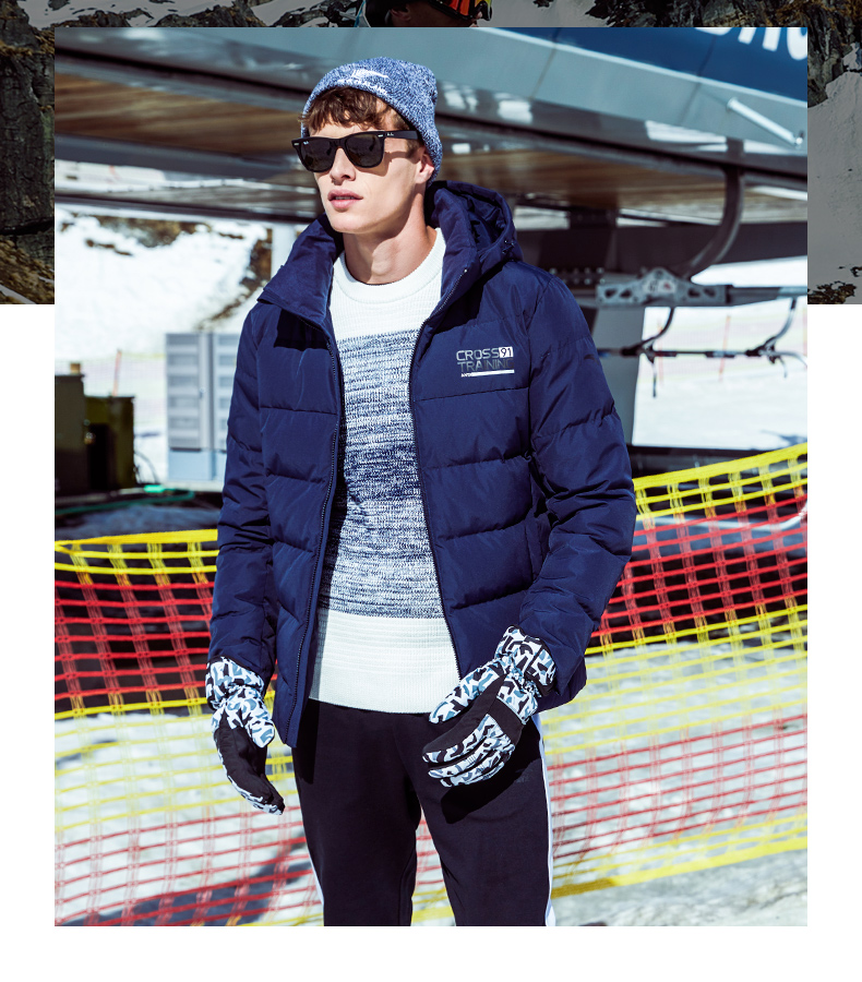 Anta down jacket nam 2018 mùa đông mới ngọn thể thao xuống áo khoác ấm áp áo khoác nam mùa đông áo phao nam dáng dài