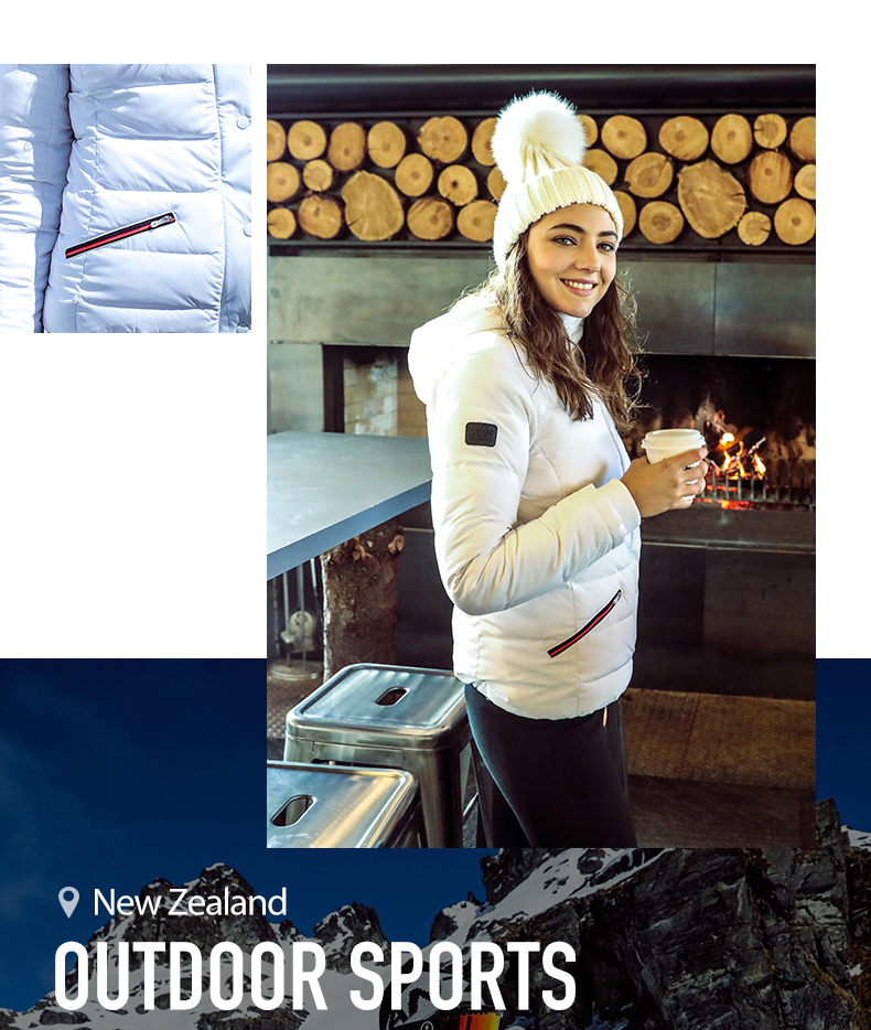 Anta down jacket nữ 2018 phần mùa đông dày ấm áp trùm đầu xuống áo khoác chống gió dày 16747942 áo phao thân dài nữ đẹp