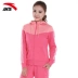 Anta Womens 2019 Spring New Đan cardigan Áo hoodie Áo khoác thể thao Áo khoác giản dị Áo khoác thể thao / áo khoác