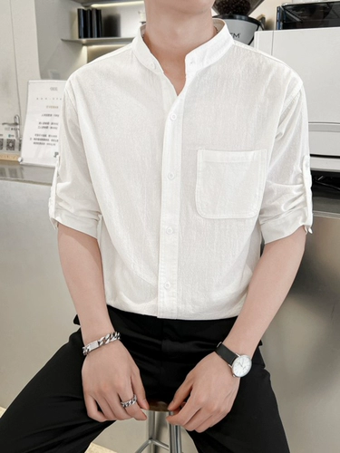 Брендовая тонкая рубашка, изысканный стиль