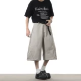 Ретро штаны для отдыха, в американском стиле, свободный прямой крой