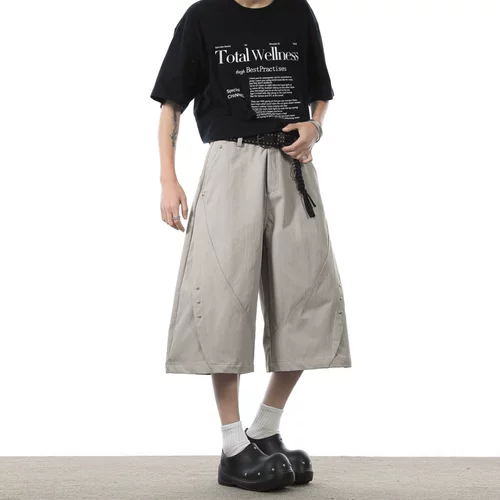 Ретро штаны для отдыха, в американском стиле, свободный прямой крой