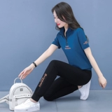 Хлопковый летний спортивный костюм, летняя летняя одежда, комплект