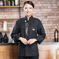 SC цветок с длинным рукавом черный