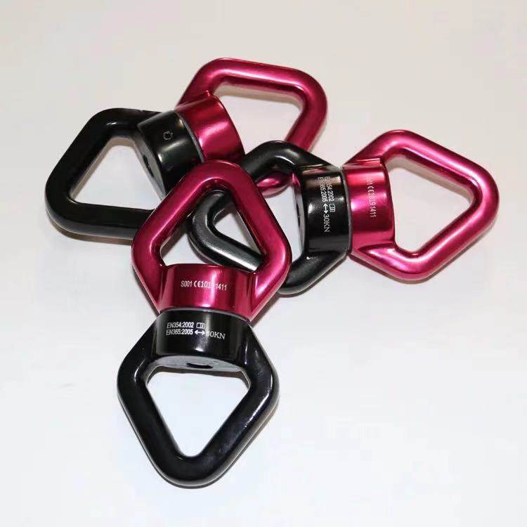Rotating ring Air ring yoga cube accessories universal wheel red and black acrobatic dance suspension 8-character ring connector