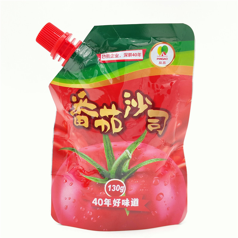 High Tomato Sauce 130g Tomato Sauce Squeezed Bag 0 Zero Fat Sauce Fries Dipping Sauce Italian Sauce Pizza Sauce