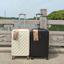 UK IT Foreign Trade Export Suitcase Fairy White Tennis Red Den case 20 inch carry-on ABS pull bar box