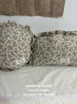 MIANBAO HOME homemade Korean flower dumpling pillow combination ins baby round pillow Korean atmosphere props