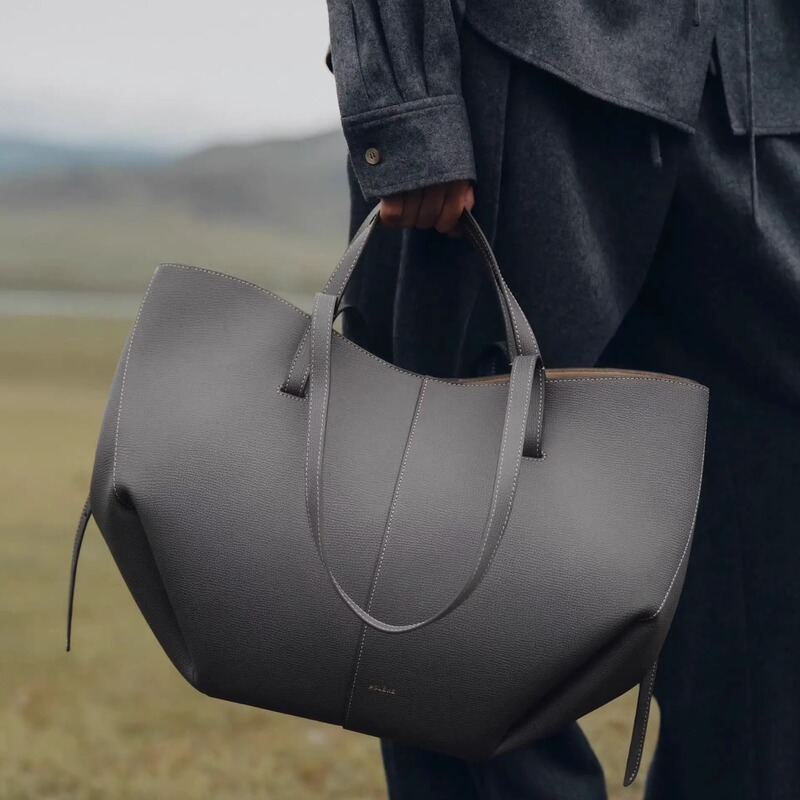 Horizontal Tonca Genuine Leather Women's Bag Niche Brand