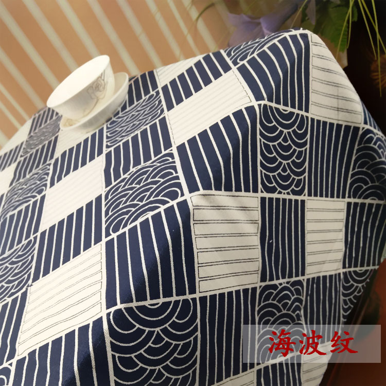 Bông vải lanh lanh vải lanh hoạt hình vải rèm rèm khăn trải bàn gối sofa tự làm vải thủ công vai cotton