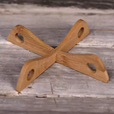 Heat insulation mat Table mat Bamboo creative kitchen shelf Casserole shelf Heat insulation rack Bowl pad plate pad Steamer shelf