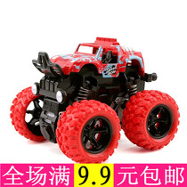 Childrens baby inertia four-wheel drive off-road vehicle resistant to fall 2-5 year old boy stunt car model child toy car