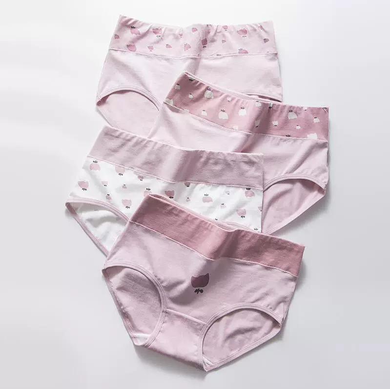 Đồ lót cotton nữ 14 học sinh trung học cơ sở 15 giai đoạn phát triển 17 vòng hông và bụng 19 quần đùi cạp cao 20 tuổi quần đùi tam giác - Giống cái