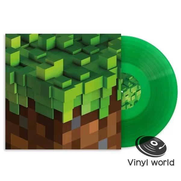 Spot My World C418 マインクラフト ボリューム アルファ リミテッド グリーングルー ブラック LP