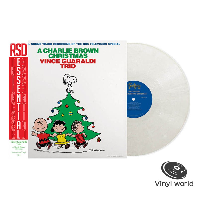 In Stock Rsd Limited Edition Charlie Brown Christmas Snoopy and the Peanuts Soundtrack Snow White Vinyl Lp