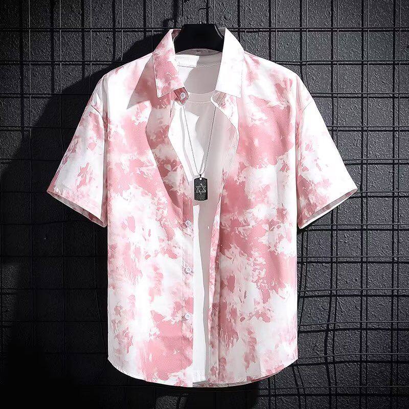 Silk summer thin quick dry beach trend shirt