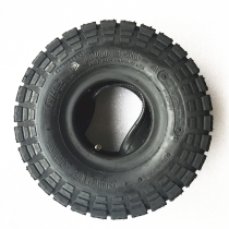 Zhengxin tire 4 10 3 50-4 old electric scooter disabled car Rubber inflatable inner and outer tires 260X85
