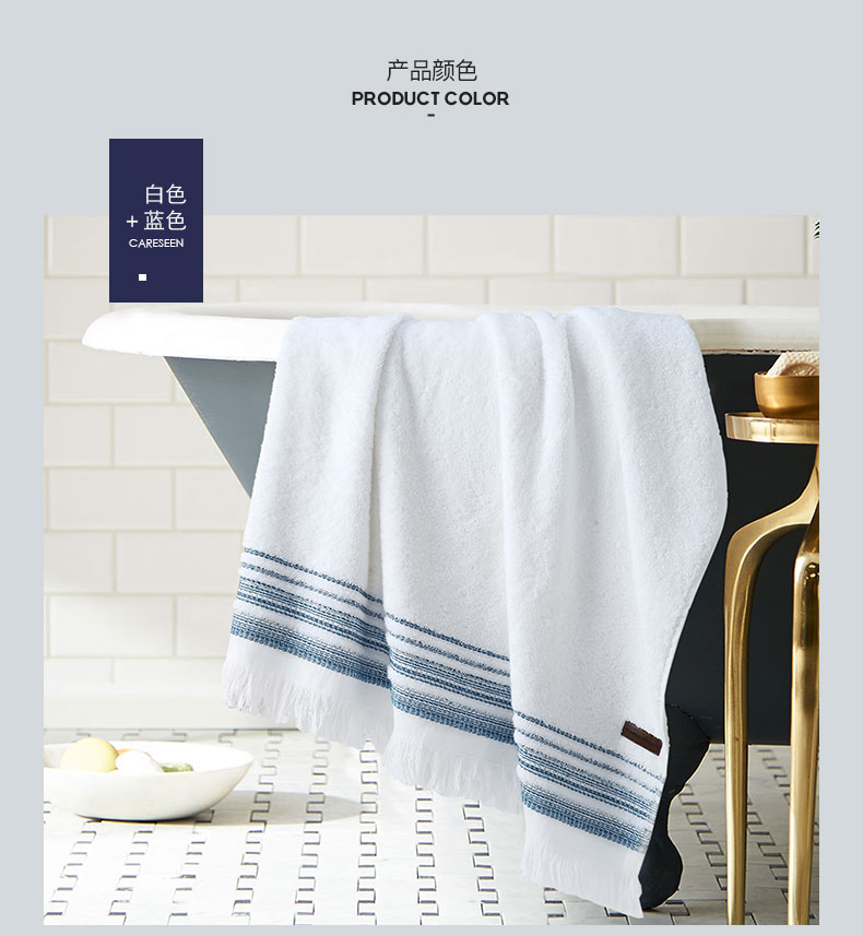 Kang Xin khách sạn năm sao tại Thổ Nhĩ Kỳ nhập khẩu khăn tắm lớn mềm vài bông khăn đôi thấm chung - Khăn tắm / áo choàng tắm khăn lau mặt spa