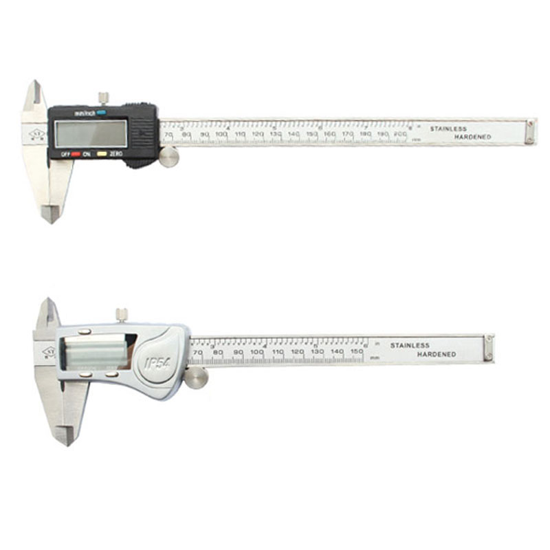 Custom ruler stainless steel accuracy digitally waterproof measure 0 - 150mm double field depth scales manual tool
