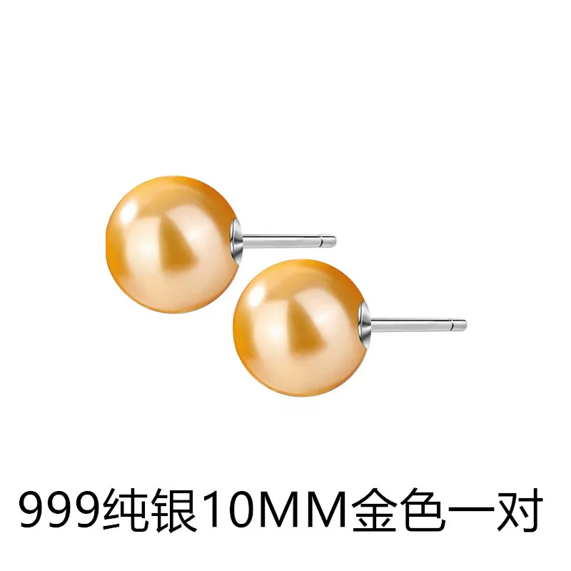 Серебряные серьги из жемчуга 999 пробы